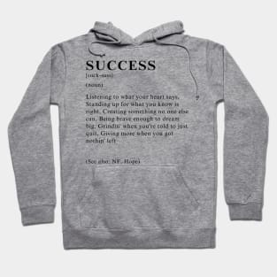 What's your definition of success NF Hope Quote Hoodie